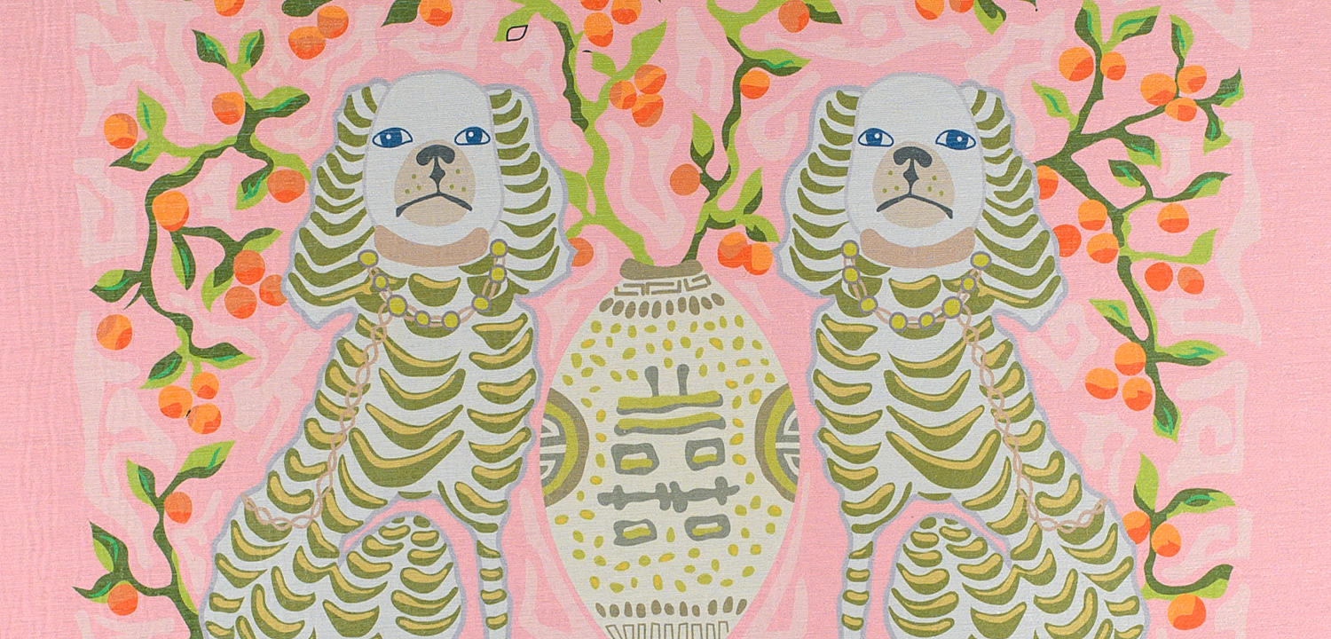 Ковер Two Dogs Rug pink Ковер Two Dogs Rug pink - Loft-Concept в Воронеже