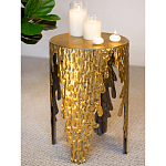 Столик дизайнерский Copper streaks варинант исполнения - 6 | Loft Concept в Воронеже