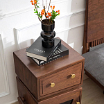 Тумбочка прикроватная с ящиком и дверцей Робот Robot Desk варинант исполнения - 5 | Loft Concept в Воронеже