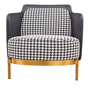 Кресло Pied de poule Gray Armchair