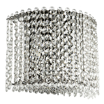 Бра с хрустальными подвесками хром Crystal Art Chrome Wall Lamp варинант исполнения - 1 | Loft Concept в Воронеже