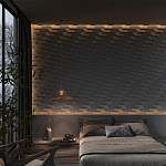 Гипсовая 3D Панель FIN варинант исполнения - 2 | Loft Concept в Воронеже