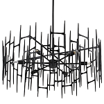 Люстра черная остроконечной формы Black Satin варинант исполнения - 5 | Loft Concept в Воронеже