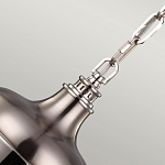 Подвесной светильник со стальным плафоном и белым матовым стеклянным шаром Feiss варинант исполнения - 4 | Loft Concept в Воронеже