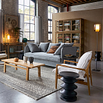 Фигурный приставной столик черного цвета AMORPHOUS варинант исполнения - 6 | Loft Concept в Воронеже