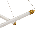 Светодиодная люстра Trumpet Tube Brass  варинант исполнения - 3 | Loft Concept в Воронеже
