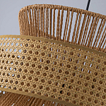 Подвесной светильник с абажуром из натуральных материалов Light Inside the Cell варинант исполнения - 7 | Loft Concept в Воронеже