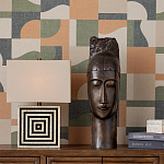 Настольная лампа с квадратным основанием и прямоугольным абажуром Neat Lines варинант исполнения - 5 | Loft Concept в Воронеже