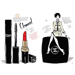 Megan Hess. Coco Chanel: The Illustrated World of a Fashion Icon варинант исполнения - 3 | Loft Concept в Воронеже
