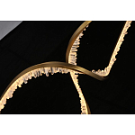 Подвесной светильник обрамленный элементами в виде кристаллов Smooth Shine варинант исполнения - 4 | Loft Concept в Воронеже