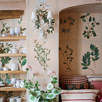 Обои ручная роспись Botanical Studies Cutter colourway варинант исполнения - 3 | Loft Concept в Воронеже