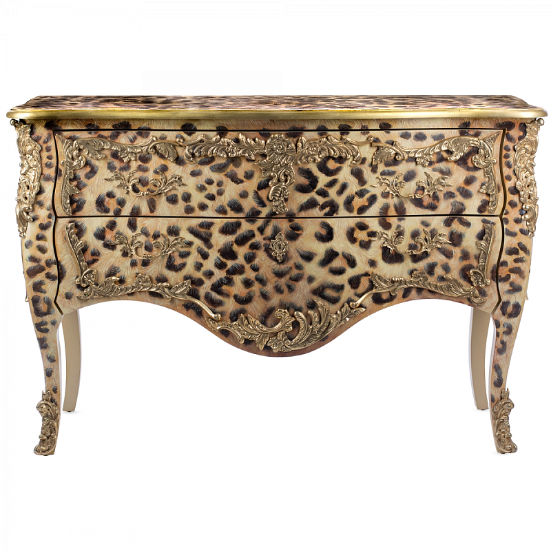 Комод стиль рококо Ref 573 Commode L. XV Leopard  в Воронеже | Loft Concept 