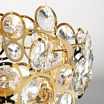 Люстра подвесная из золотых колец 57 см Golden Circles варинант исполнения - 8 | Loft Concept в Воронеже