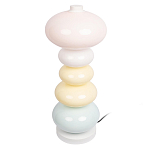 Настольная лампа из стеклянных сфер в пастельных тонах Высота 48 см Pastel Lunaria варинант исполнения - 2 | Loft Concept в Воронеже