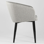 Мягкое кресло на металлических ножках Shaggy Grey варинант исполнения - 2 | Loft Concept в Воронеже