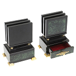 Настольный письменный набор из нефрита в подарочной коробке Victorious варинант исполнения - 11 | Loft Concept в Воронеже