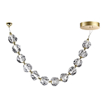 Подвесной светильник из прозрачных шаров Bubbles Bocci варинант исполнения - 5 | Loft Concept в Воронеже