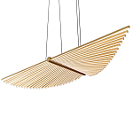 Люстра в виде распахнутых крыльев из тонких металлических планок Flight of Freedom варинант исполнения - 4 | Loft Concept в Воронеже