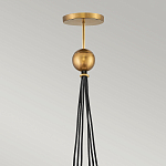 Подвесной светильник с шестью прозрачными стеклянными шарообразными плафонами Hinkley варинант исполнения - 5 | Loft Concept в Воронеже