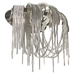 Бра с металиическими цепочками и дугообразными элементами Atlantis Chain варинант исполнения - 5 | Loft Concept в Воронеже