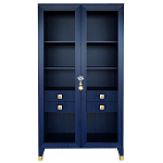 Дизайнерский шкаф витрина Elsa Dreams Blue с 4-мя ящиками варинант исполнения - 9 | Loft Concept в Воронеже