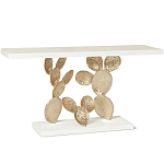 Консоль прямоугольная белая с основанием в виде кактуса Cactus варинант исполнения - 1 | Loft Concept в Воронеже