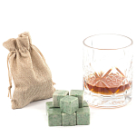 Камни для охлаждения виски из натурального камня жадеит Natural Stone Cube варинант исполнения - 5 | Loft Concept в Воронеже