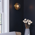 Бра округлой формы с многогранным стеклянным плафоном Hinkley варинант исполнения - 11 | Loft Concept в Воронеже