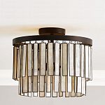 Потолочный светильник с подвесами из перламутра Unique Shine Effect варинант исполнения - 2 | Loft Concept в Воронеже