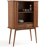 Буфет с двумя раздвижными дверцами Toinette Brown Wooden Cupboard варинант исполнения - 3 | Loft Concept в Воронеже