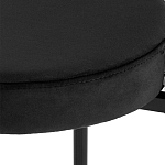 Табурет с мягким круглым сиденьем RIO Black варинант исполнения - 3 | Loft Concept в Воронеже