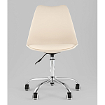 Офисный стул на металлическом основании EGGERY Beige пластик варинант исполнения - 5 | Loft Concept в Воронеже