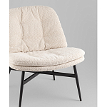 Кресло лаунж Tail молочный варинант исполнения - 2 | Loft Concept в Воронеже