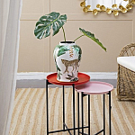 Ваза из фарфора с ручной росписью Leopard Collection  варинант исполнения - 6 | Loft Concept в Воронеже