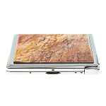 Портсигар на 10 сигарет с газовой зажигалкой из натурального камня Авантюрин Stone Cigarettes Cases варинант исполнения - 5 | Loft Concept в Воронеже