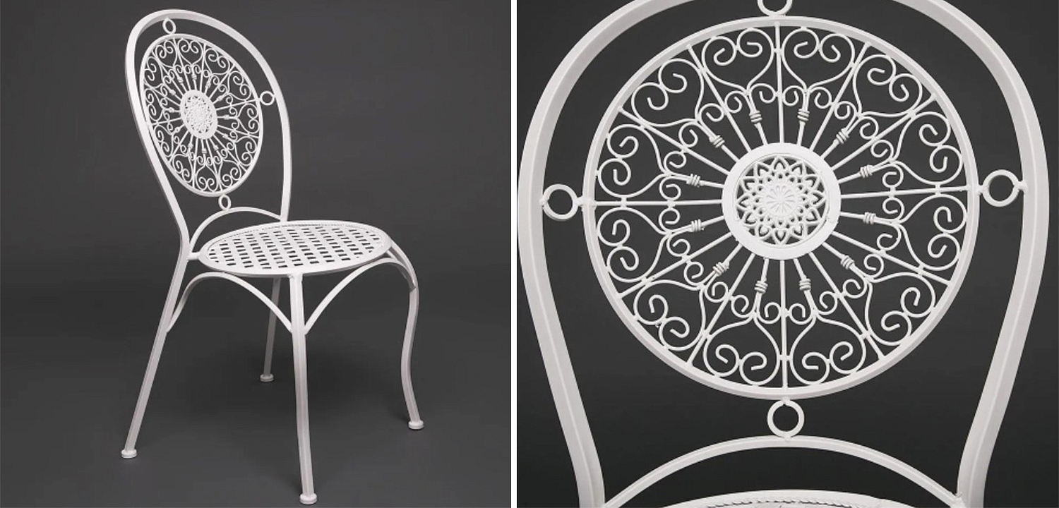 Стул Forged Patterns Anita White Стул Forged Patterns Anita White - Loft-Concept в Воронеже