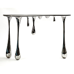 Дизайнерская Консоль Melting Silver Console Zhipeng Tan варинант исполнения - 1 | Loft Concept в Воронеже