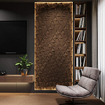 Гипсовая 3D панель с принтографией PM-50 варинант исполнения - 4 | Loft Concept в Воронеже