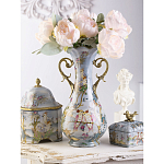 Ваза фарфоровая с попугаями Gaya варинант исполнения - 9 | Loft Concept в Воронеже