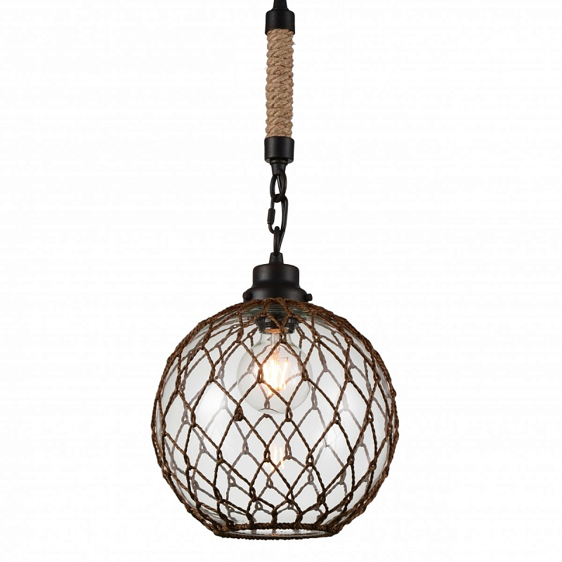 Подвесной светильник ball fishnet pendant lamp Черный Подвесной светильник ball fishnet pendant lamp Черный в Воронеже | Loft Concept