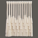 Декор на стену Белые Кисти Wall decor White Tassels варинант исполнения - 3 | Loft Concept в Воронеже