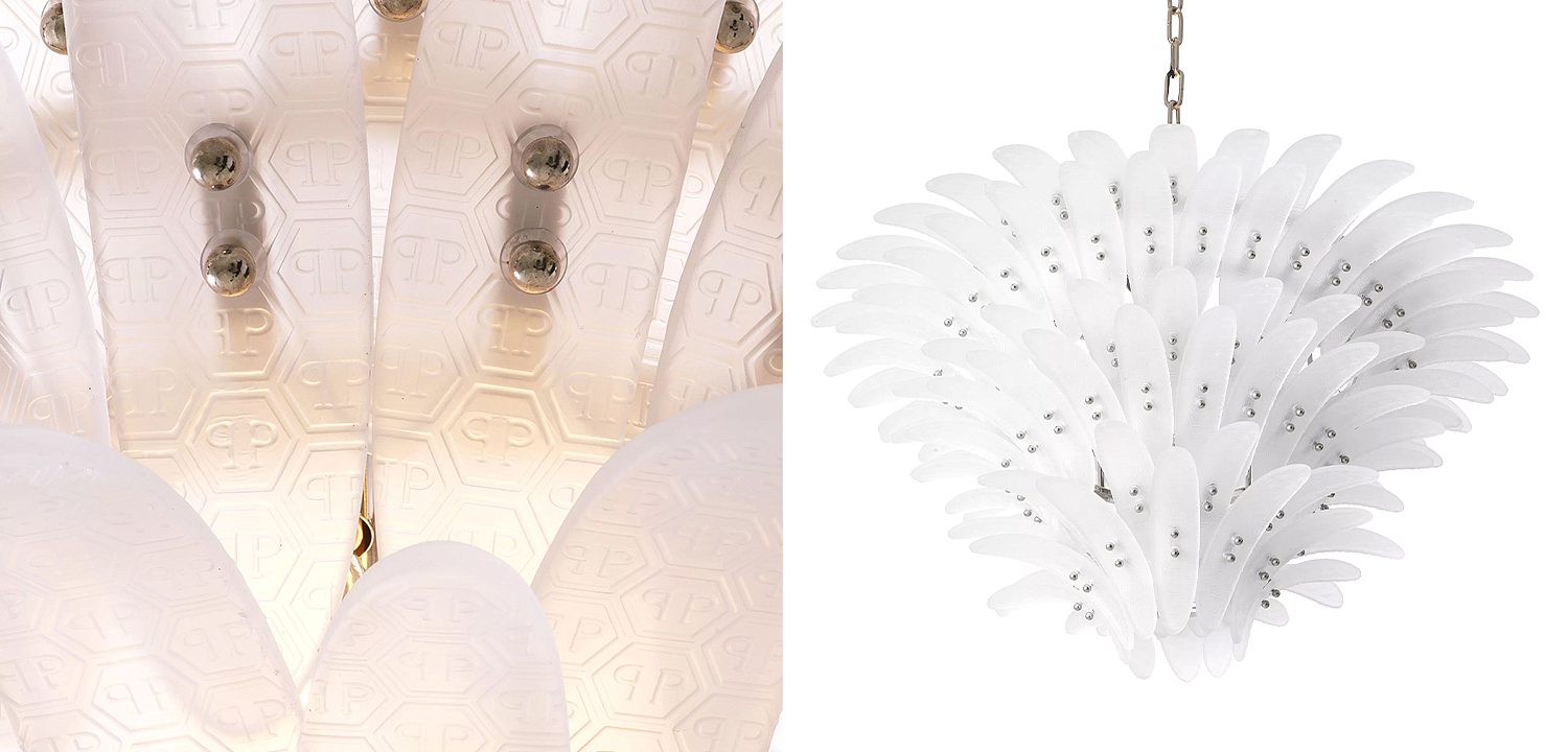 Люстра Philipp Plein Chandelier Bel Air L Белая Люстра Philipp Plein Chandelier Bel Air L Белая - Loft-Concept в Воронеже