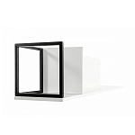 Полка навесная белая открытая Strict Lines  варинант исполнения - 4 | Loft Concept в Воронеже