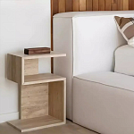 Дизайнерский журнальный стол фигурный с полками Gulip варинант исполнения - 2 | Loft Concept в Воронеже