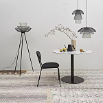 Торшер с трехъярусным плафоном из металлической сетки Metal Mesh Floor Lamp варинант исполнения - 2 | Loft Concept в Воронеже