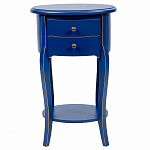 Синяя тумба на фигурных ножках Shelby варинант исполнения - 1 | Loft Concept в Воронеже