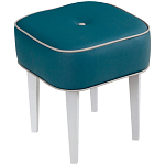 Квадратный мягкий пуф на белых ножках Winton Pouf Square варинант исполнения - 13 | Loft Concept в Воронеже