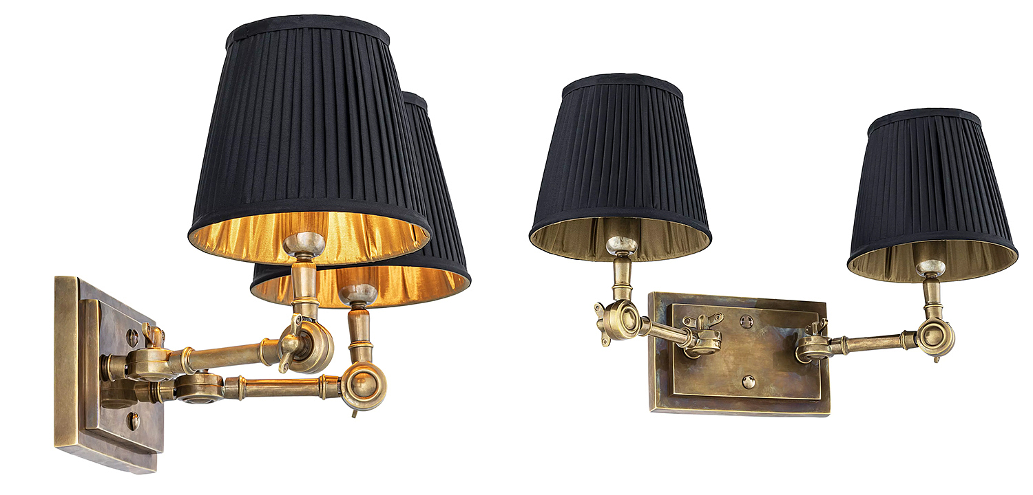 Бра Eichholtz Wall Lamp Wentworth Double Brass Бра Eichholtz Wall Lamp Wentworth Double Brass - Loft-Concept в Воронеже