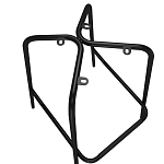 Барный стул со спинкой и подлокотниками на 4-х металлических ножках Douglas Rhombus Серый Велюр варинант исполнения - 6 | Loft Concept в Воронеже