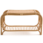 Скамья для прихожей из стеблей ротанга Willa Rattan Bench варинант исполнения - 3 | Loft Concept в Воронеже